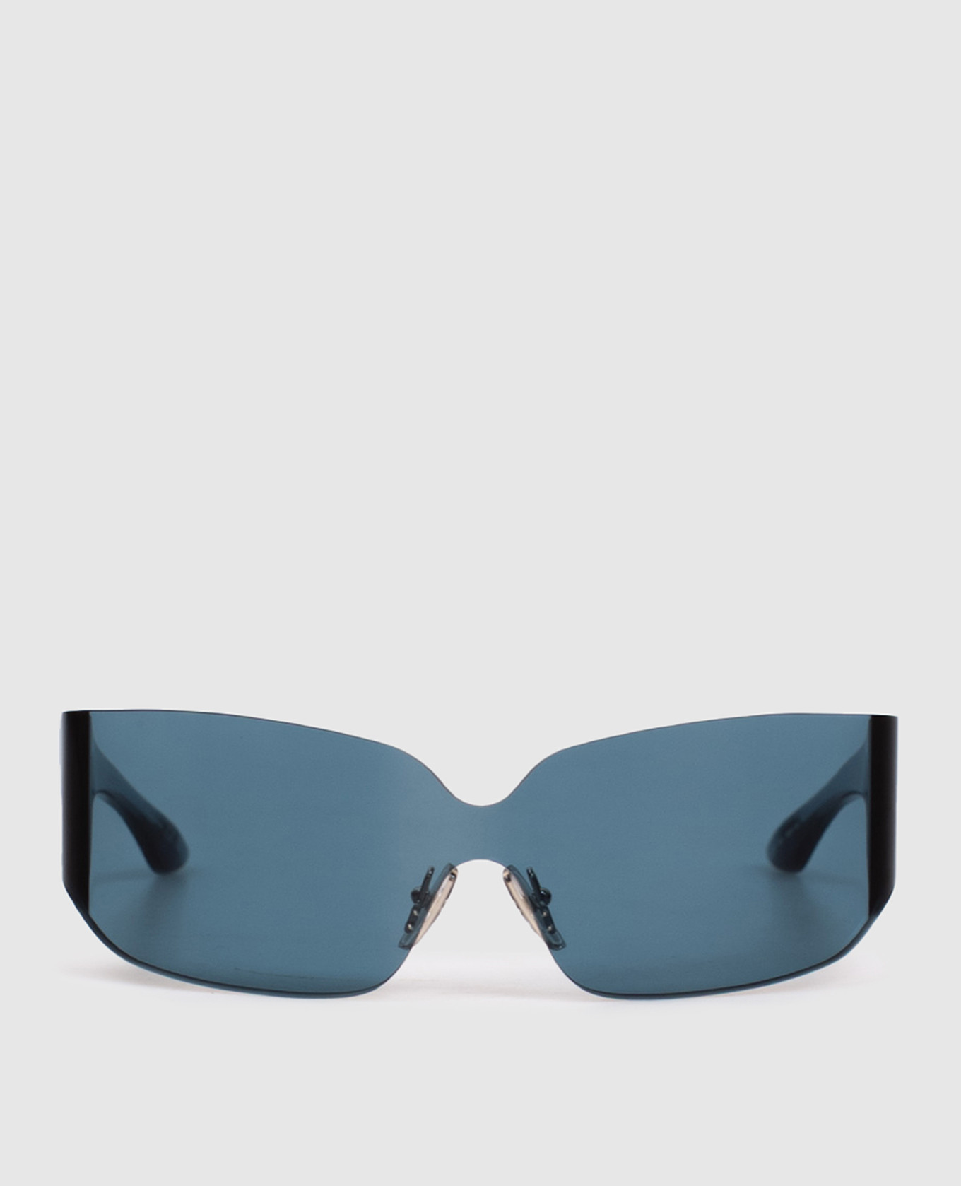 Blue Mono Square Sunglasses Balenciaga