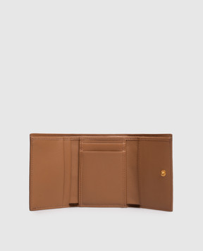 Dolce&Gabbana Brown leather wallet with logo BI0770A9S25