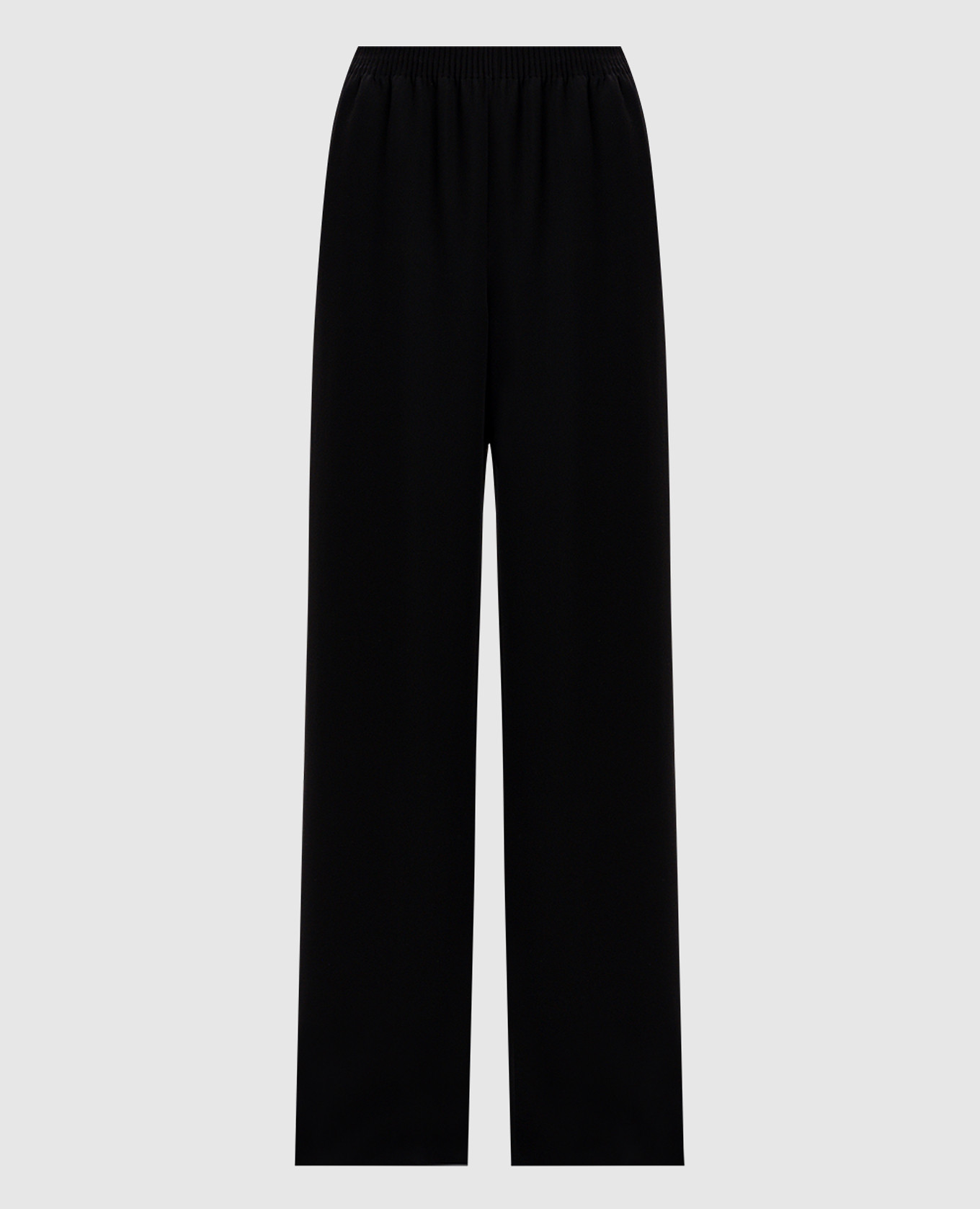

Black pants made of silk Valentino