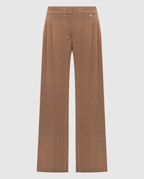 Twinset Beige pants with lurex 242AT2165
