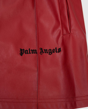 Palm Angels Children's red skirt with logo PGCU008F25FAB001612