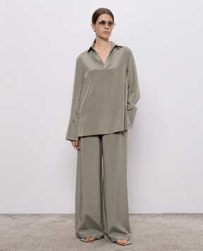 Max Mara Green BONN silk culottes BONN