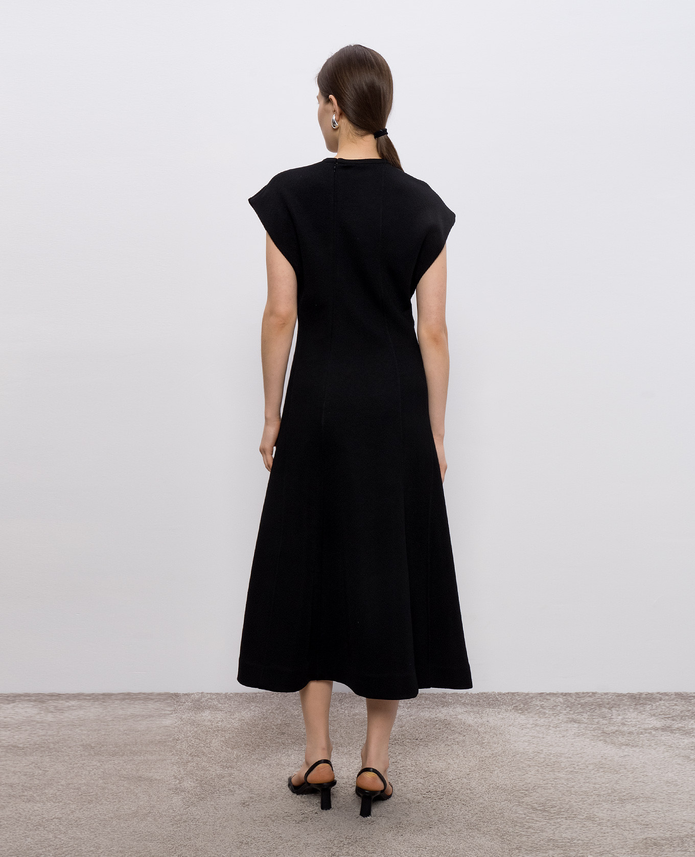 

Black midi dress Jil Sander