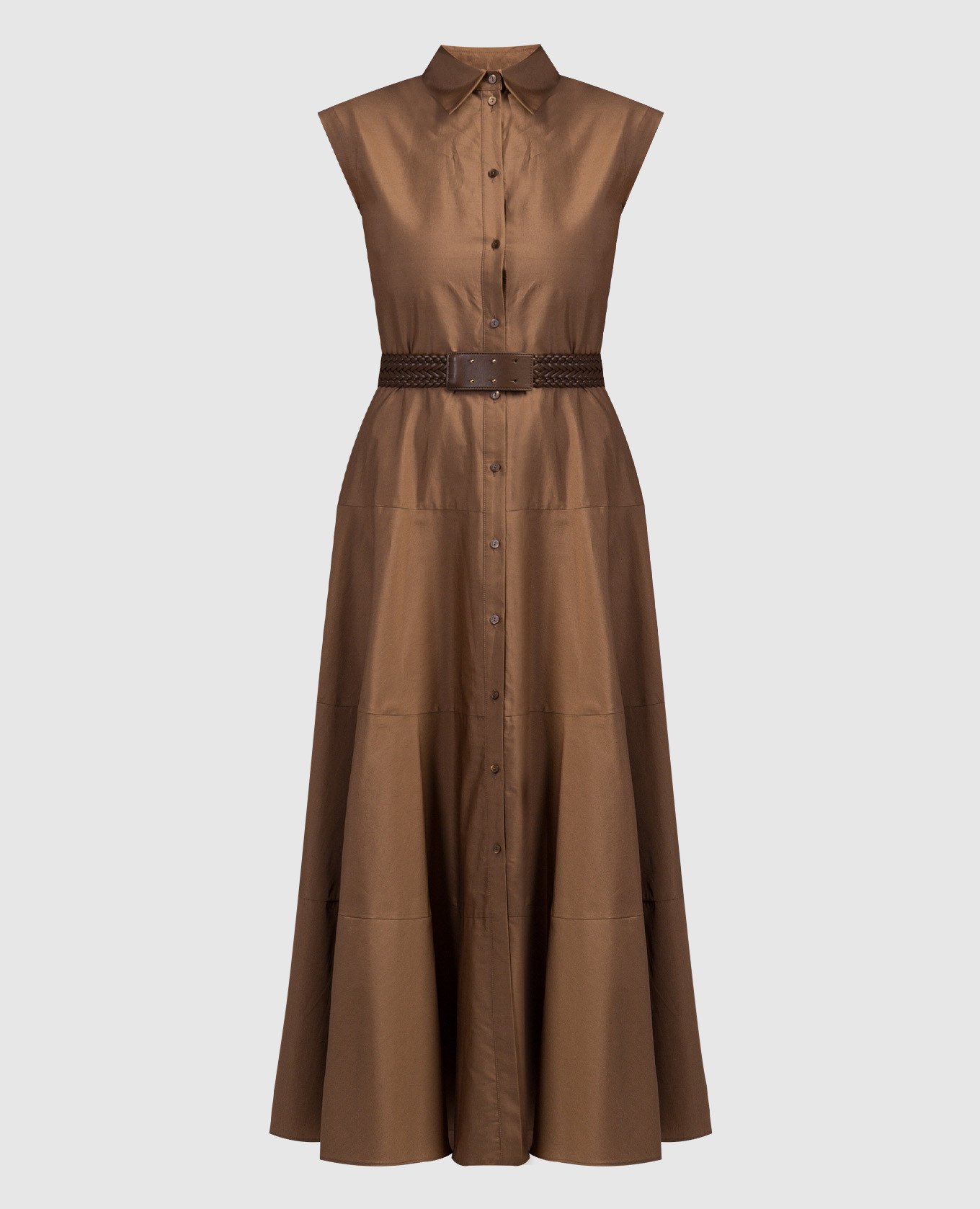 

Brown shirt dress AMPEX Max Mara
