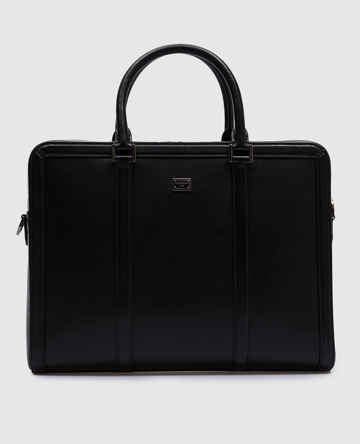 

Black business bag with metal logo Dolce&Gabbana
