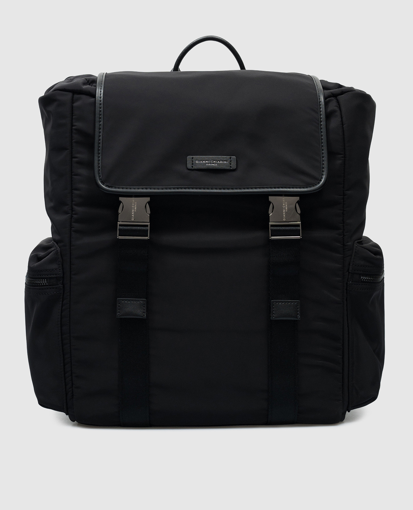 

Black Oslo backpack Gianni Chiarini