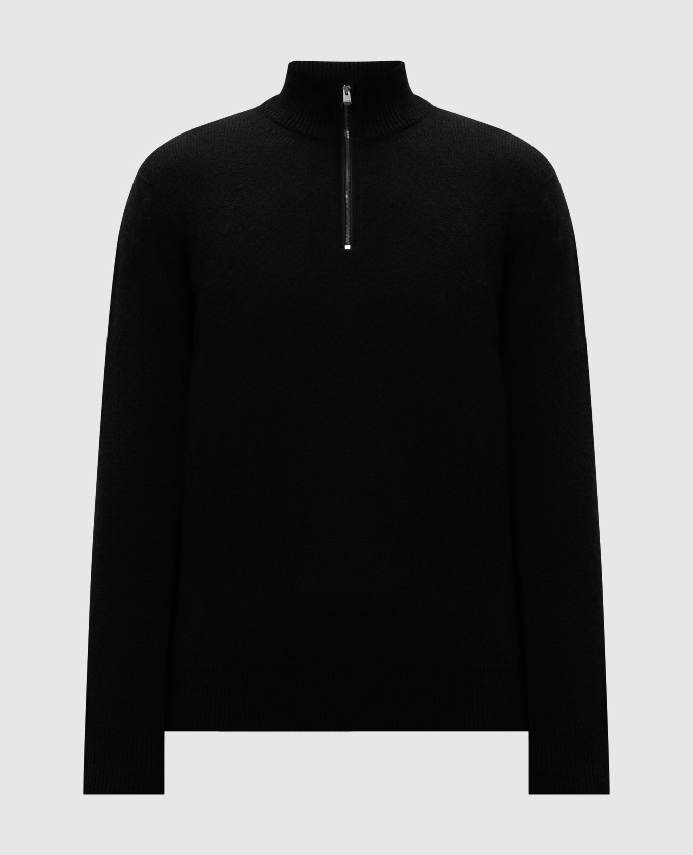 Black cashmere sweater agnona