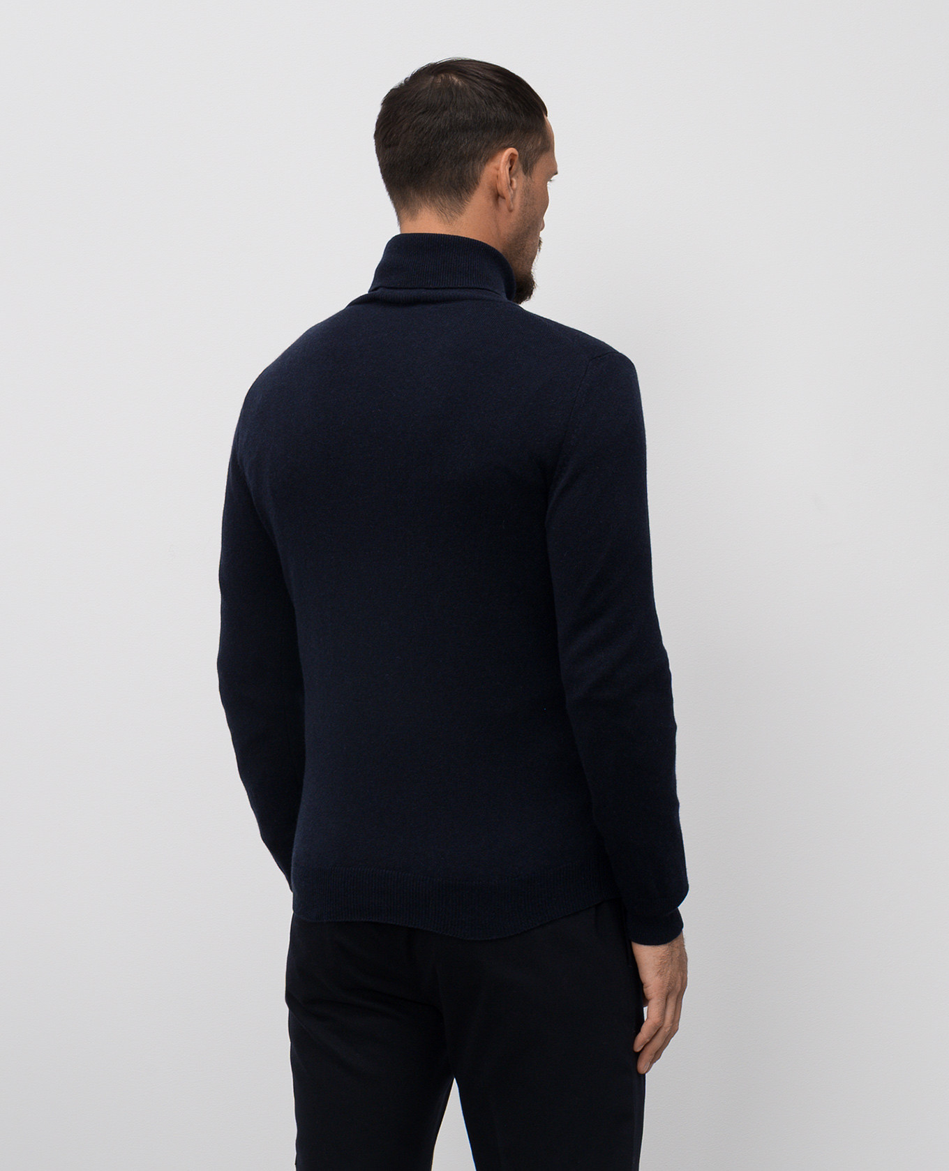 

TODI blue cashmere and silk golf shirt MooRER