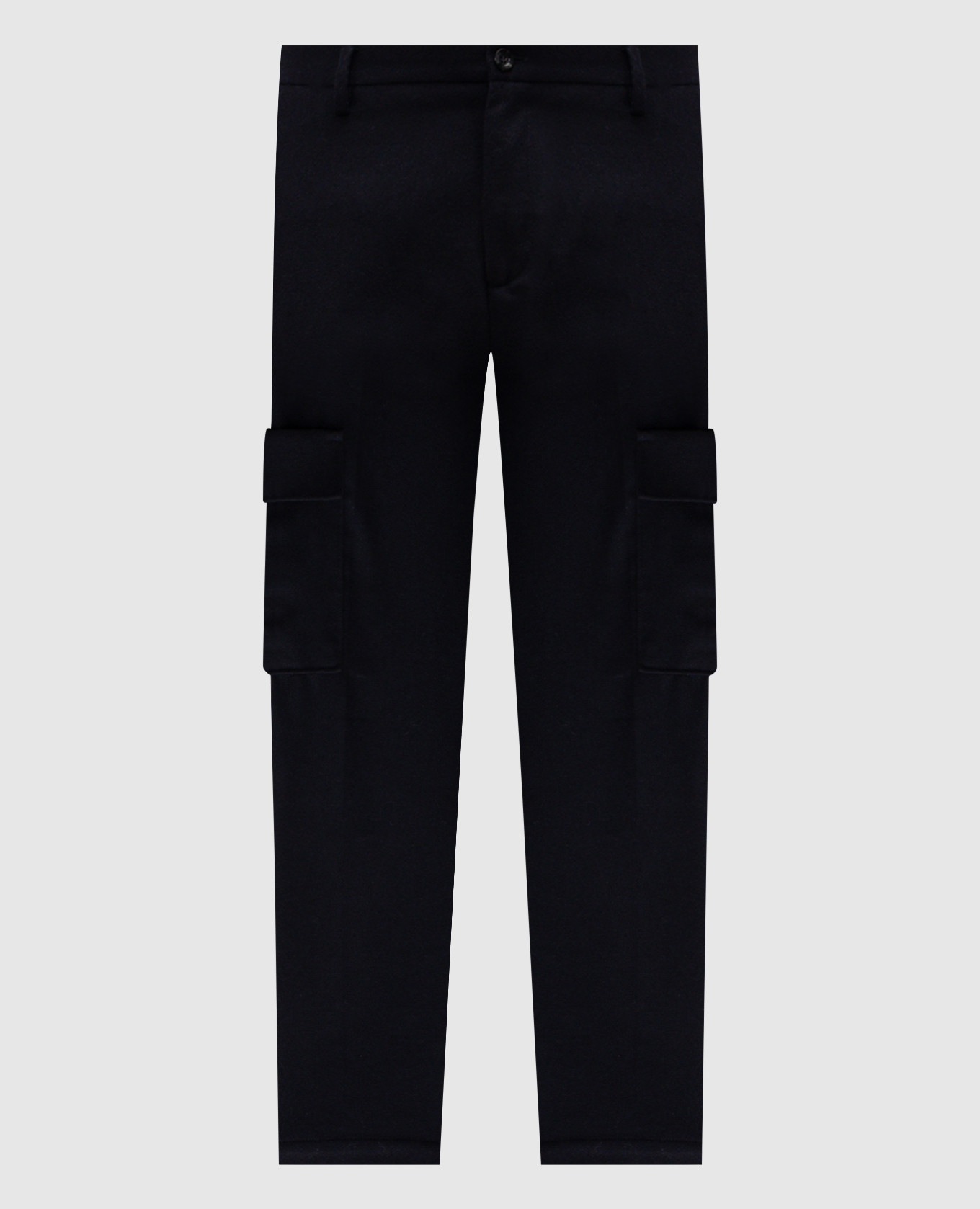 Blue cargo pants with wool Officina 36