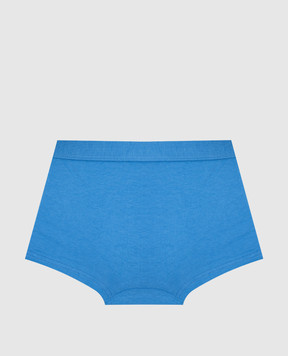 RiminiVeste Gasolino children's blue boxer briefs with a graffiti print U3518