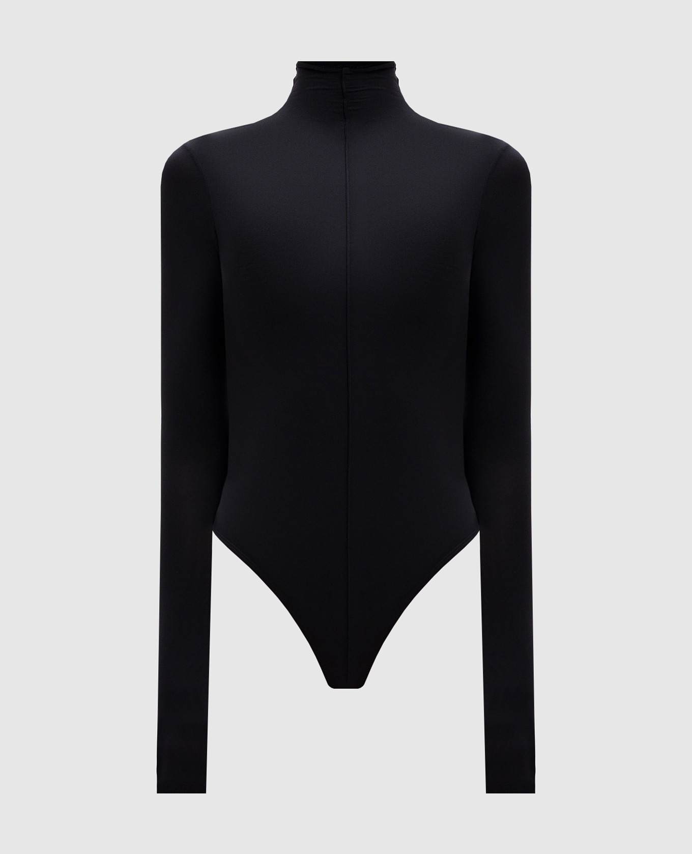 

Black bodysuit with a decorative line WARDROBE.NYC, Черный