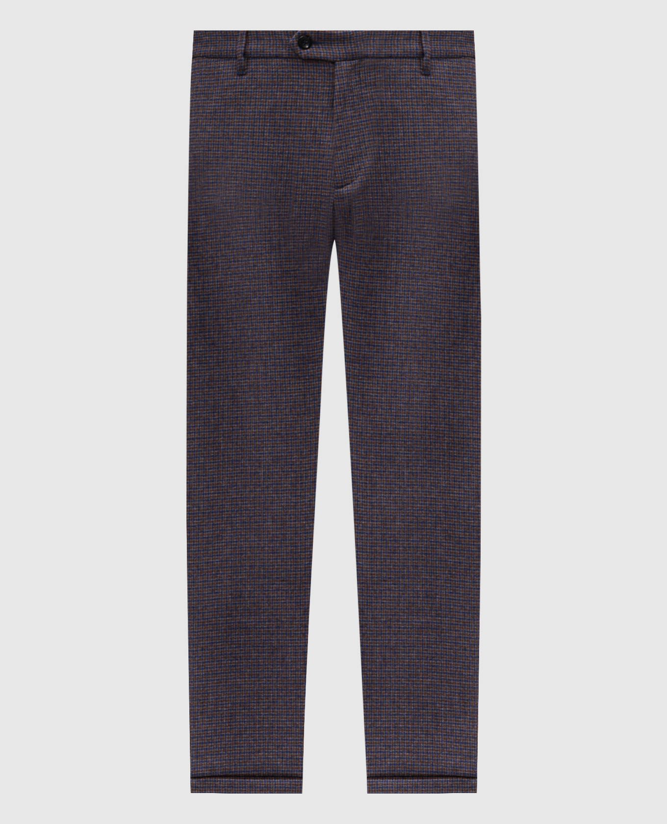 

Checked wool pants Officina 36, White