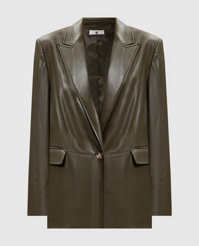 Twinset Khaki jacket with logo 252LI2EAA