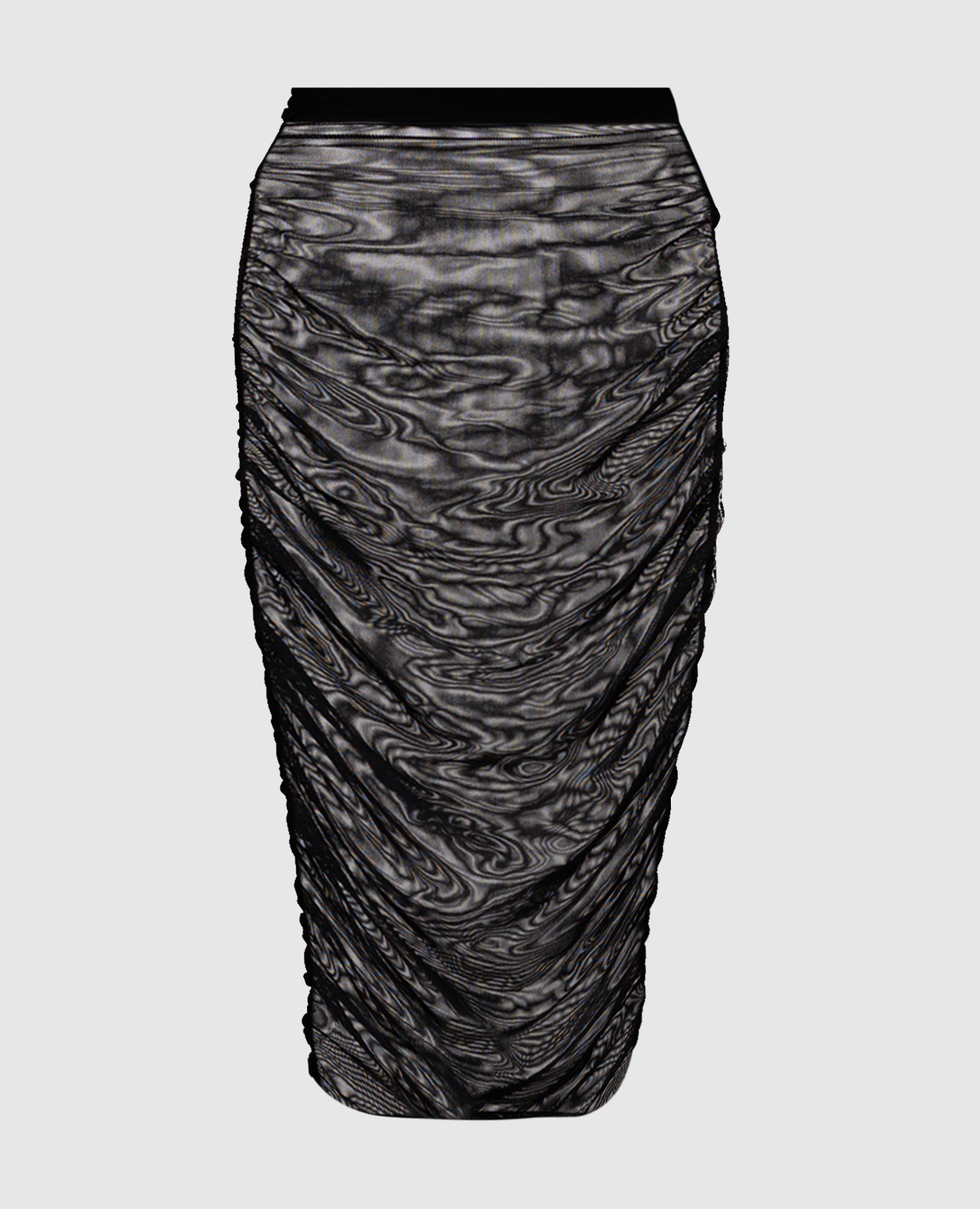 

Black skirt with drapery Armani, Черный