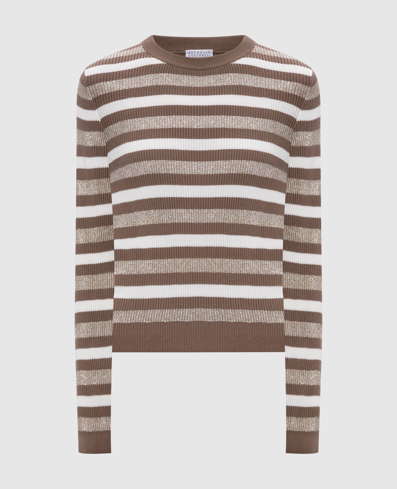 

Brown striped jumper Brunello Cucinelli