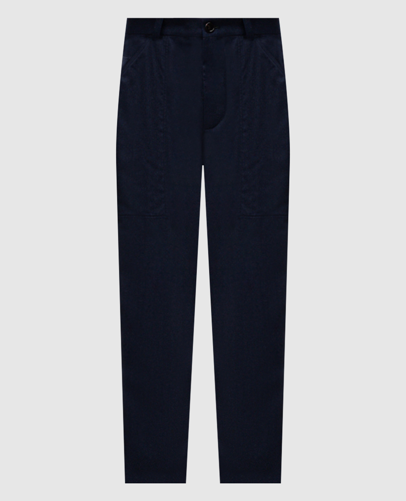 Blue wool pants Brunello Cucinelli