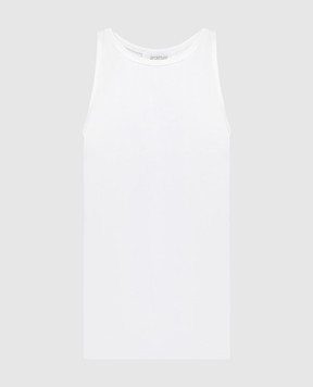 Max Mara Sportmax White EDICOLA top with crystal EDICOLA