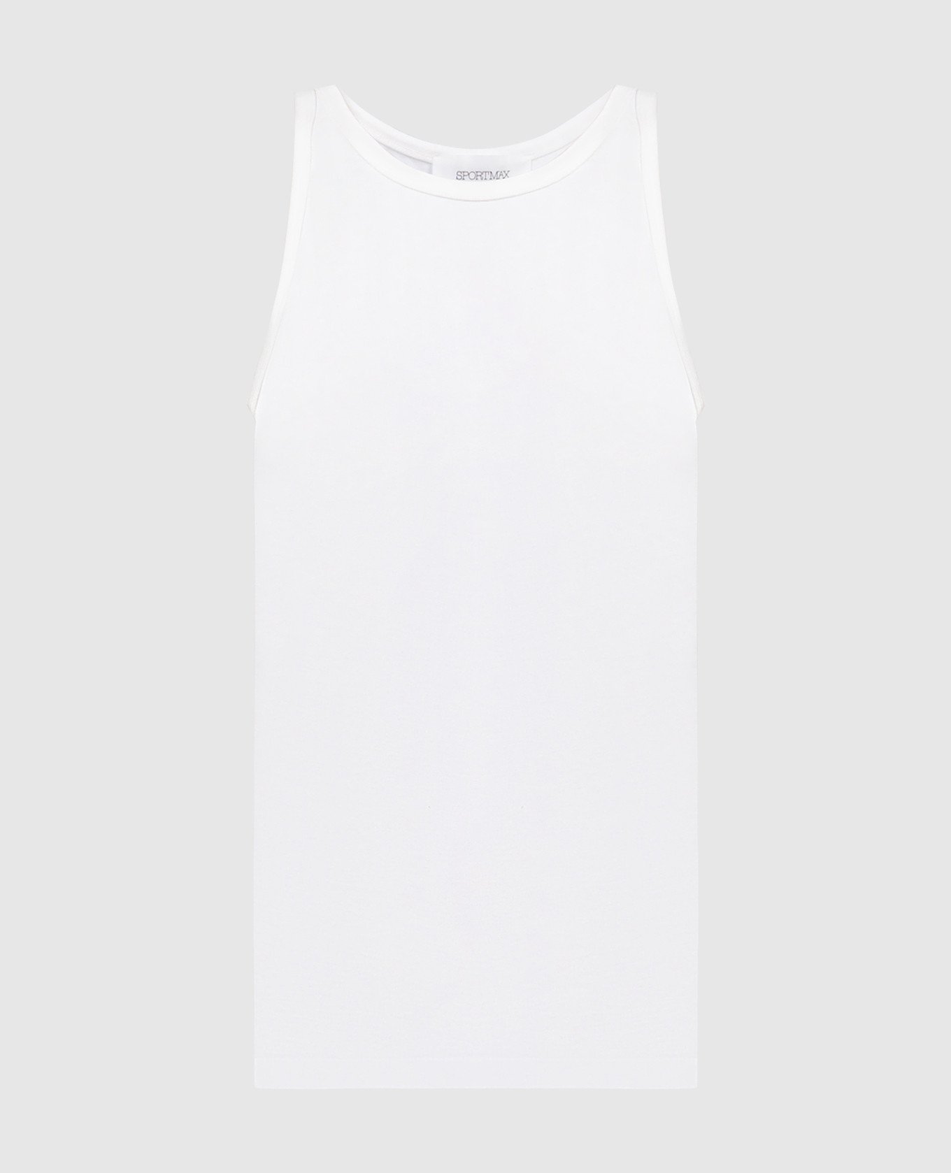 

White EDICOLA top with crystal Max Mara Sportmax