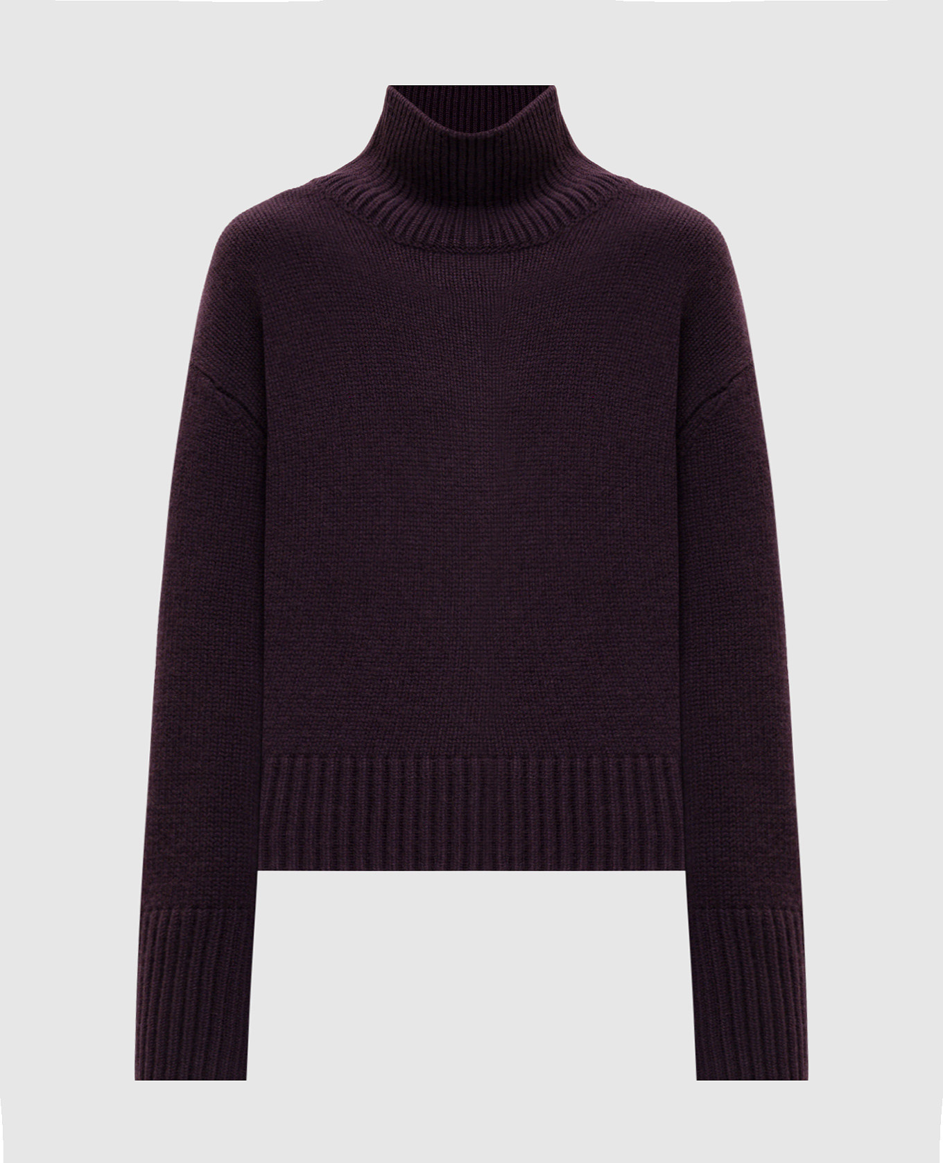 Burgundy Fleur cashmere sweater LISA YANG