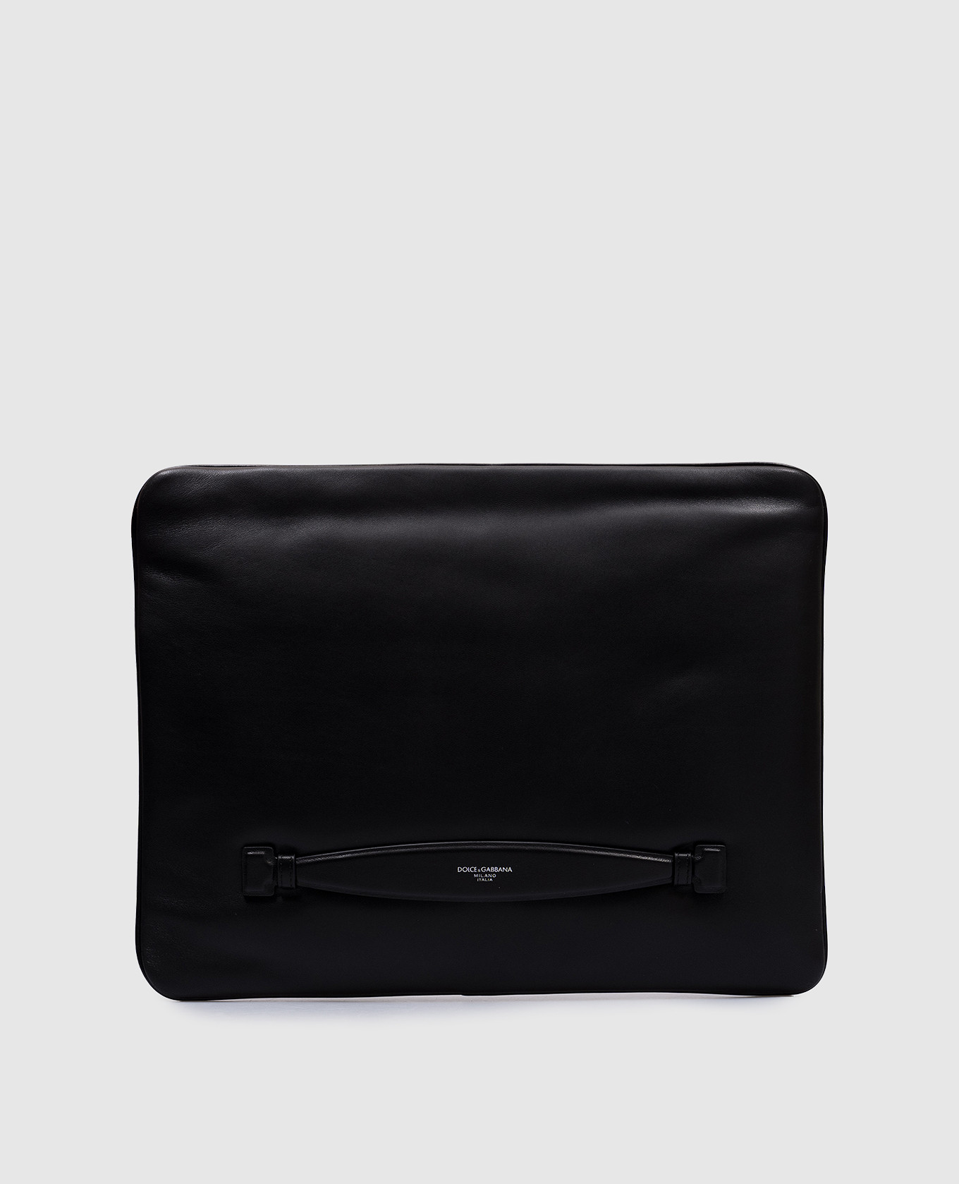 

Black leather folder for documents with logo Dolce&Gabbana