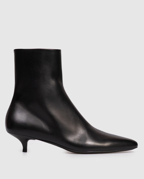 Marsell Longiforma black leather ankle boots MW8620P010