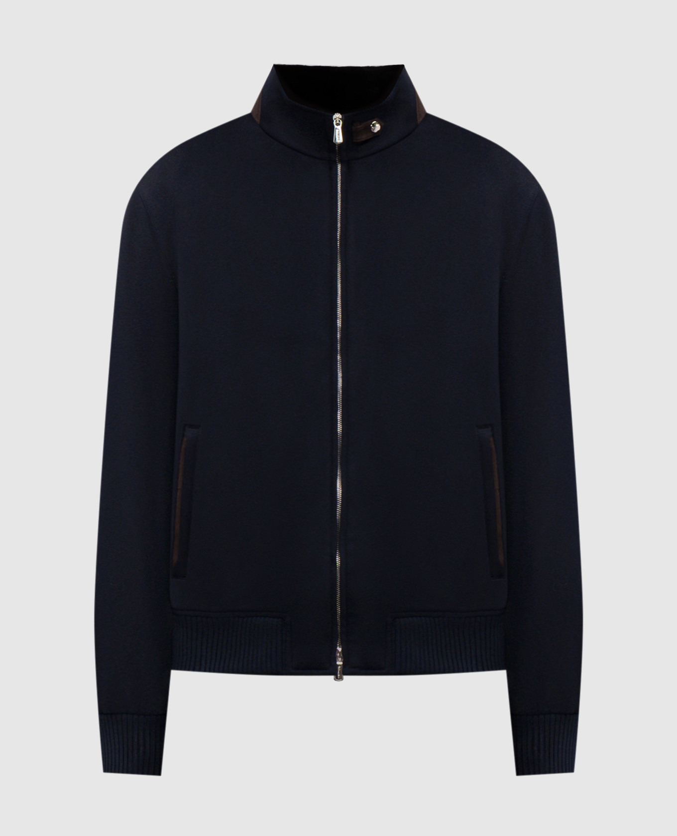 

Blue cashmere jacket Enrico Mandelli