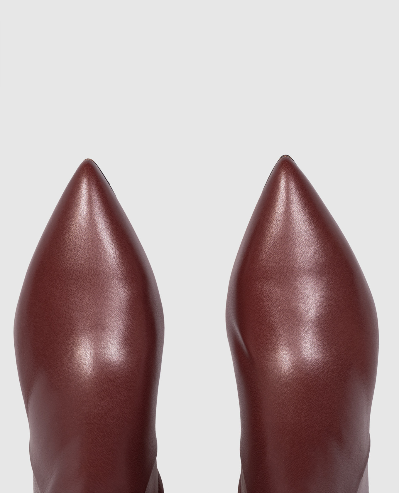 Burgundy leather boots Santoni 4