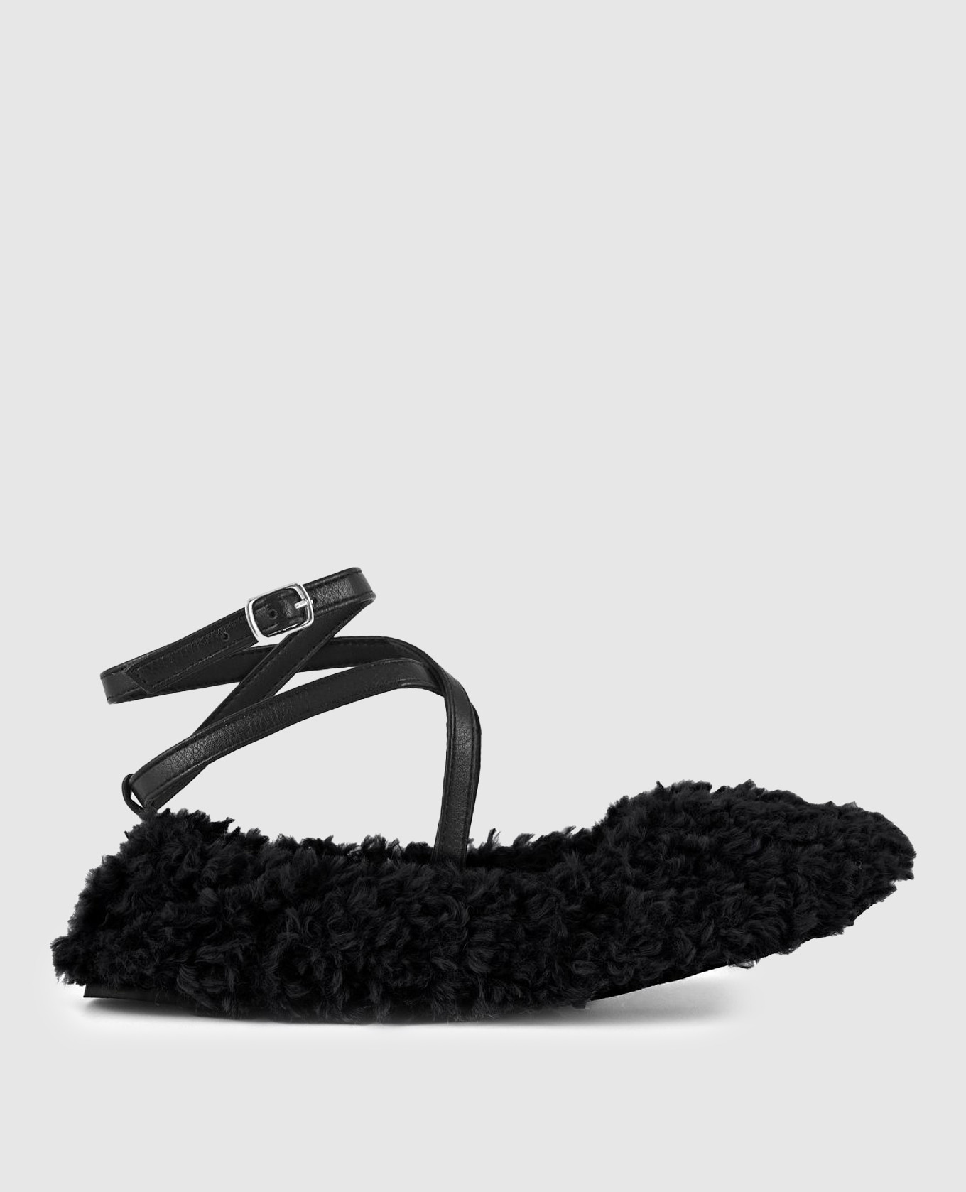 

Black Teddy ballet flats Colors of california