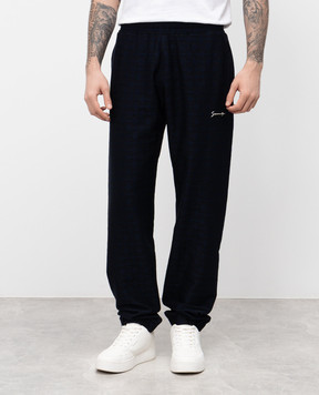 Givenchy Blue joggers with logo BM51DA3YPY