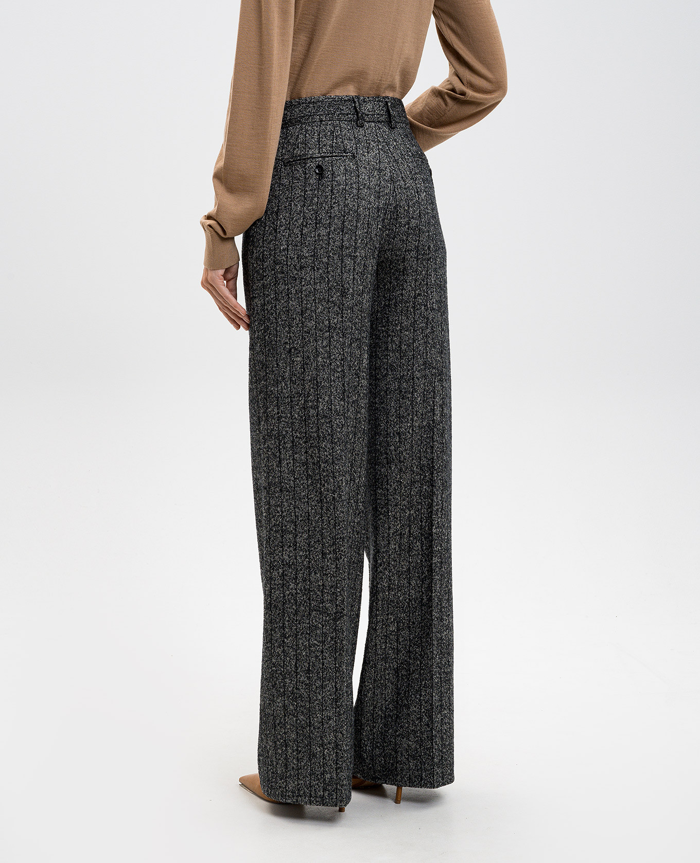 

Gray striped wool pants Dolce&Gabbana, Grey