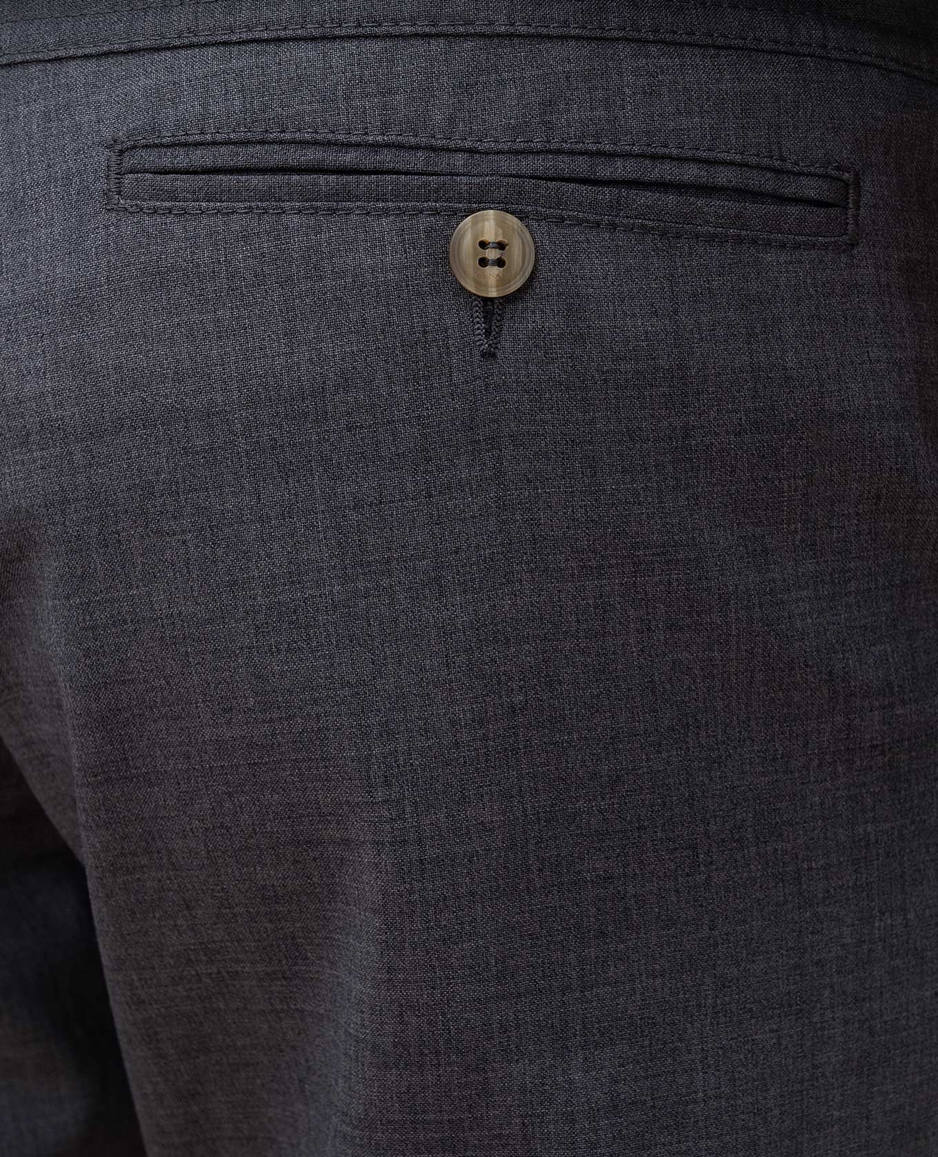

Gray wool pants Canali, Grey