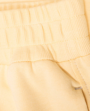 Brunello Cucinelli Children's yellow sports pants BD869E634C
