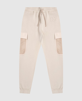 Dolce&Gabbana Kids' khaki cargo joggers L4JPKUG7PIT812+