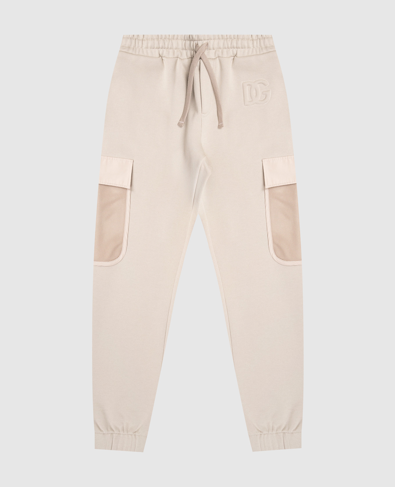 Kids&#39; khaki cargo joggers Dolce&Gabbana