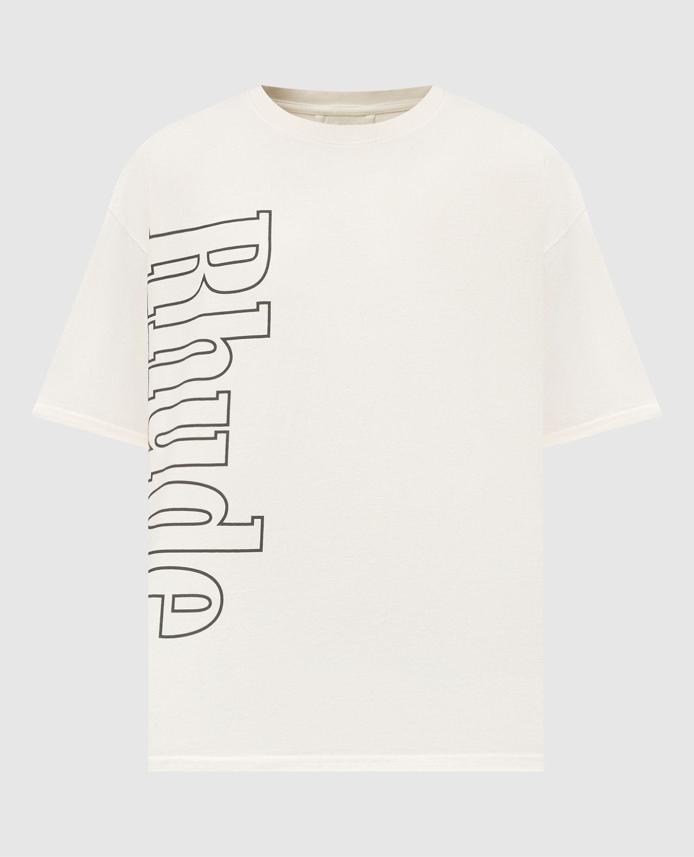 

Beige t-shirt with logo print Rhude
