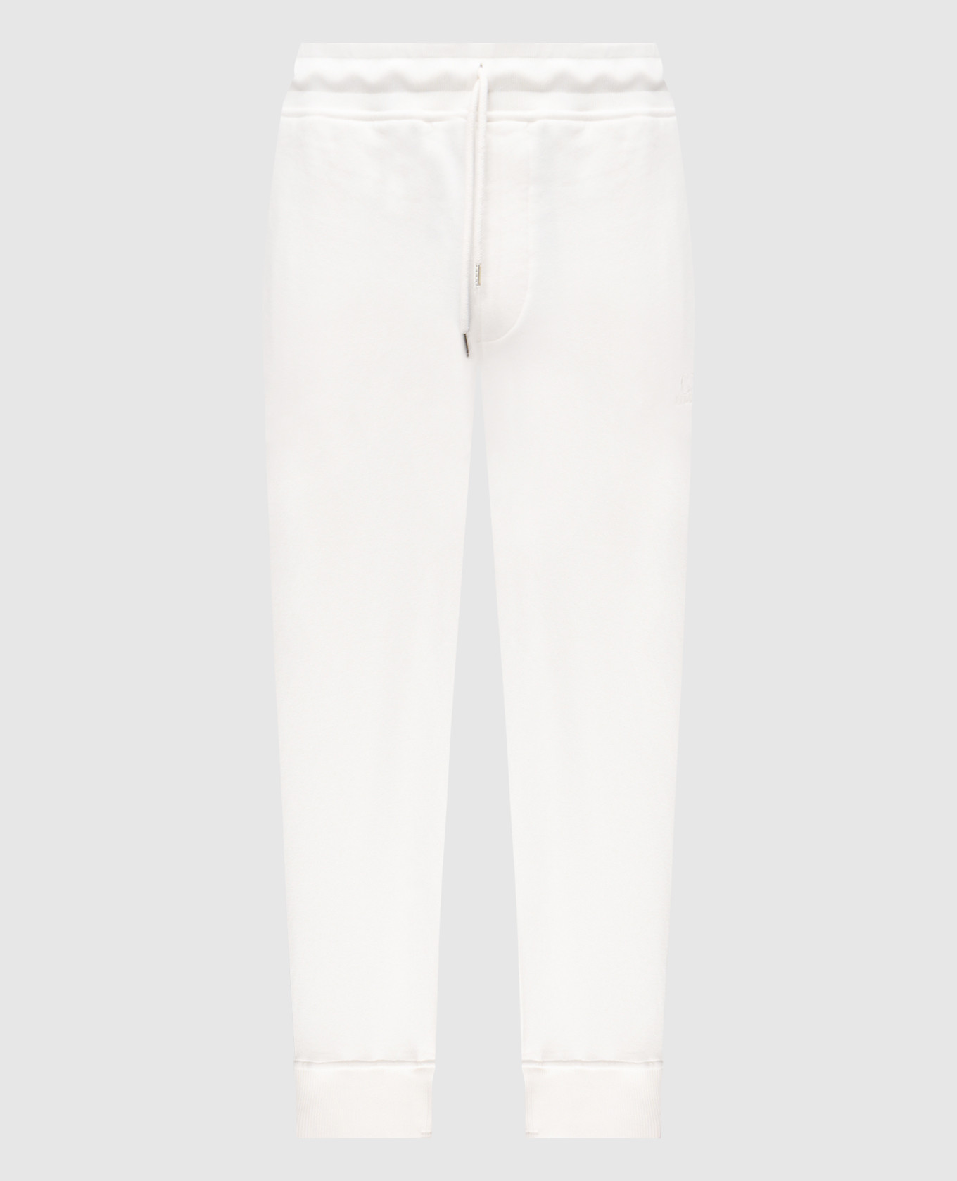 White joggers with logo embroidery C.P. Company