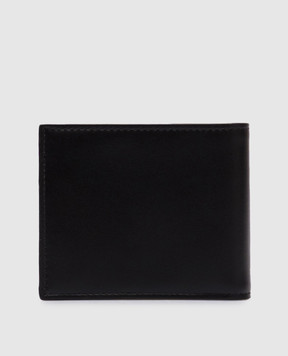 Dolce&Gabbana Black leather wallet with logo print BP3102AN244