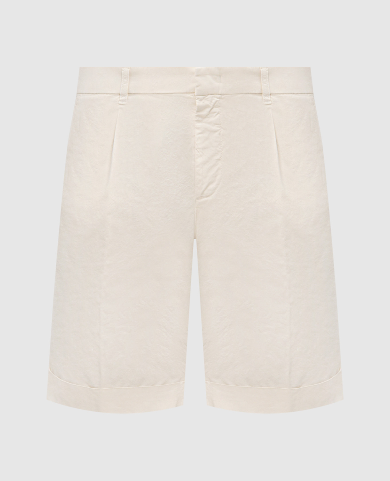 

Beige shorts with logo Peserico