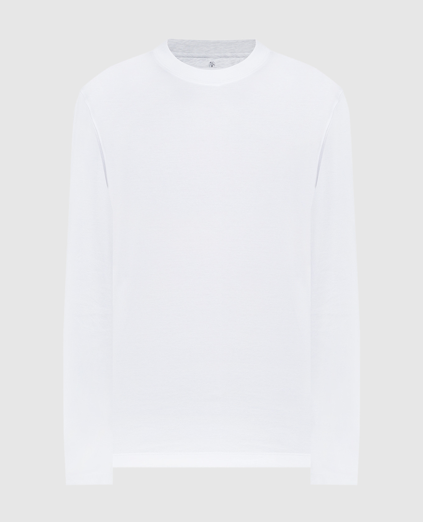 

White longsleeve with layering effect Brunello Cucinelli