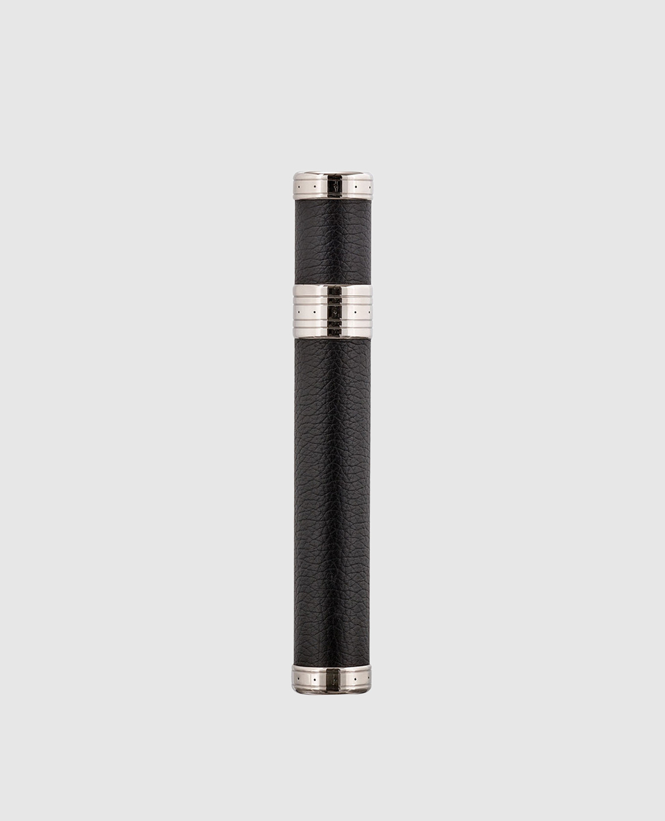 A cigar case made of leather with a palladium coating stefano ricci
