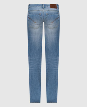 Dondup Blue skinny jeans with a distressed effect P622DS107H04