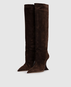 Paris Texas Nina brown suede boots PX1500XV0LI