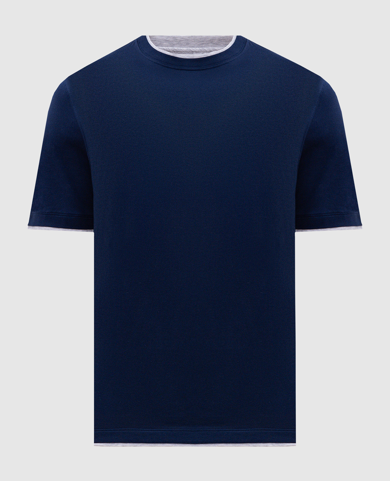 

Blue T-shirt Brunello Cucinelli