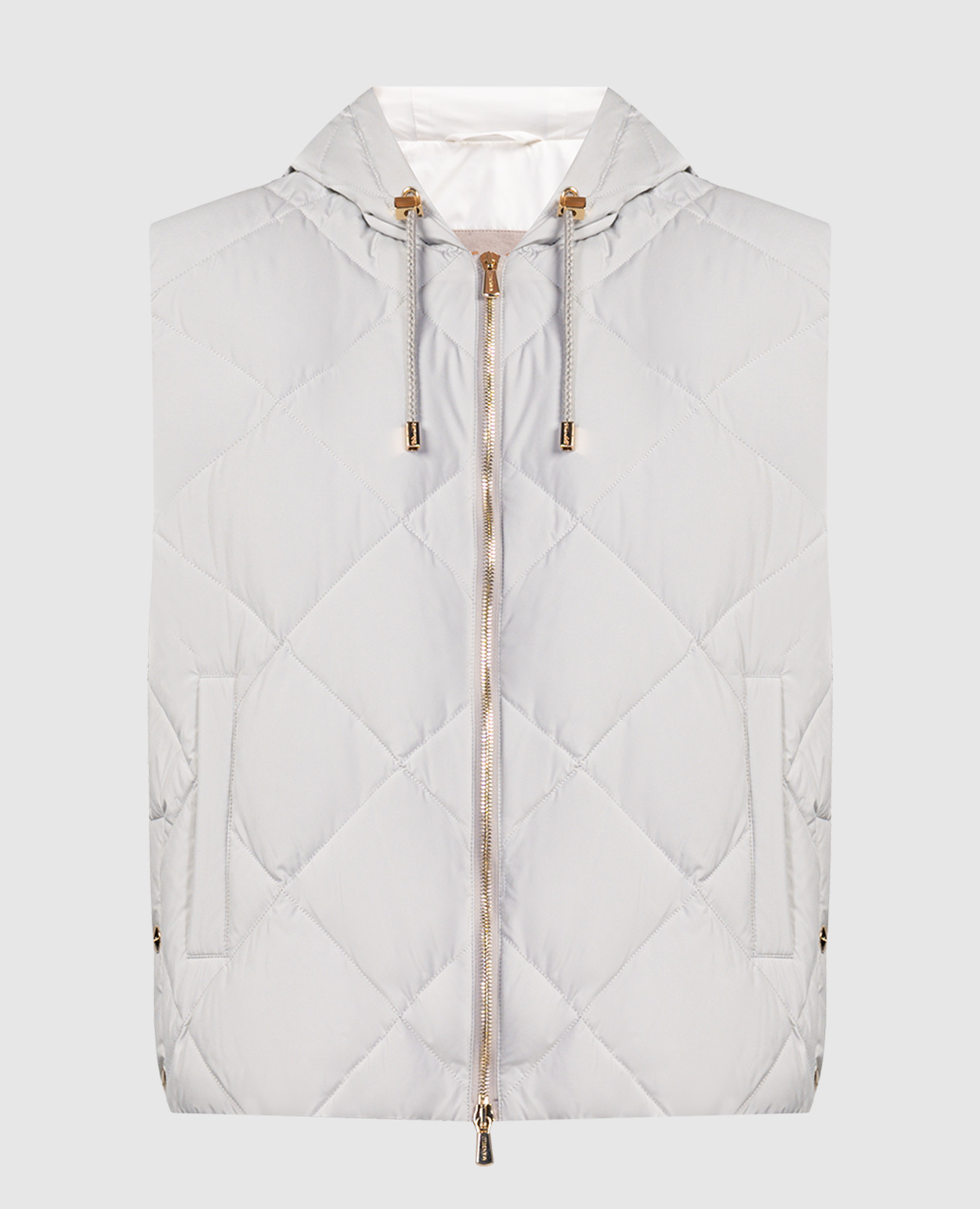 

Gray down vest Enrico Mandelli, Grey