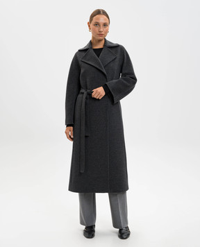 Heresis Gray wool coat M62120G400