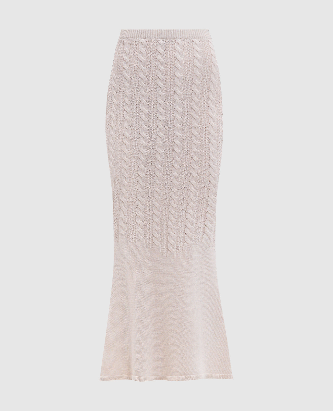 スカート TWINSET FW25 GONNA (252TP2233 05609) TWツイル ビット付きタックフレアスカート(51253253-2024