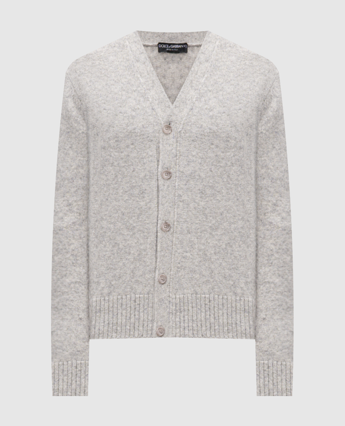 

Gray alpaca wool cardigan Dolce&Gabbana, Grey