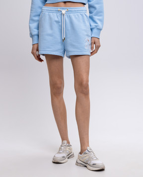 Casablanca Blue shorts with embroidery WS25JTR18602