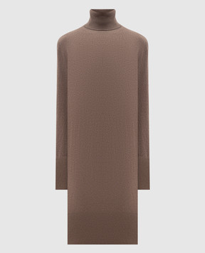 JOSEPH Brown cashmere dress JF009272
