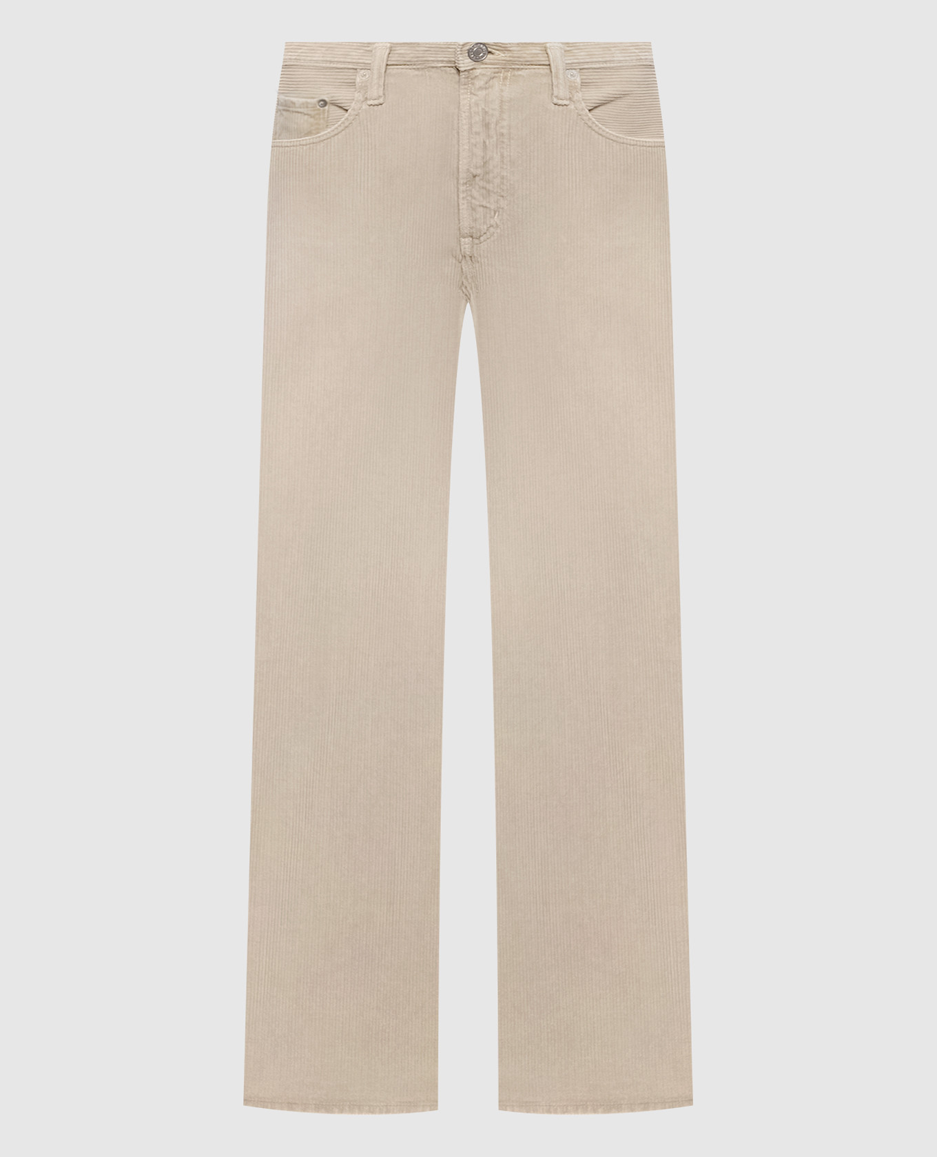 

Keira beige corduroy pants AGOLDE
